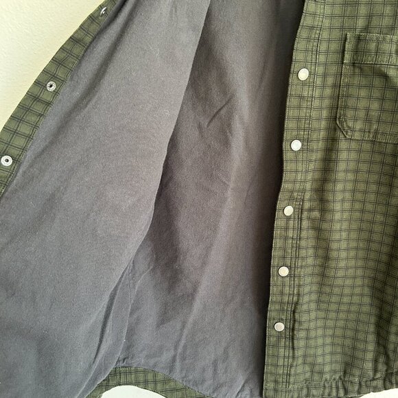 Duluth Trading Co Shacket Plaid Duck Cotton Snap Heavyweight Work Chore - Picture 10 of 12